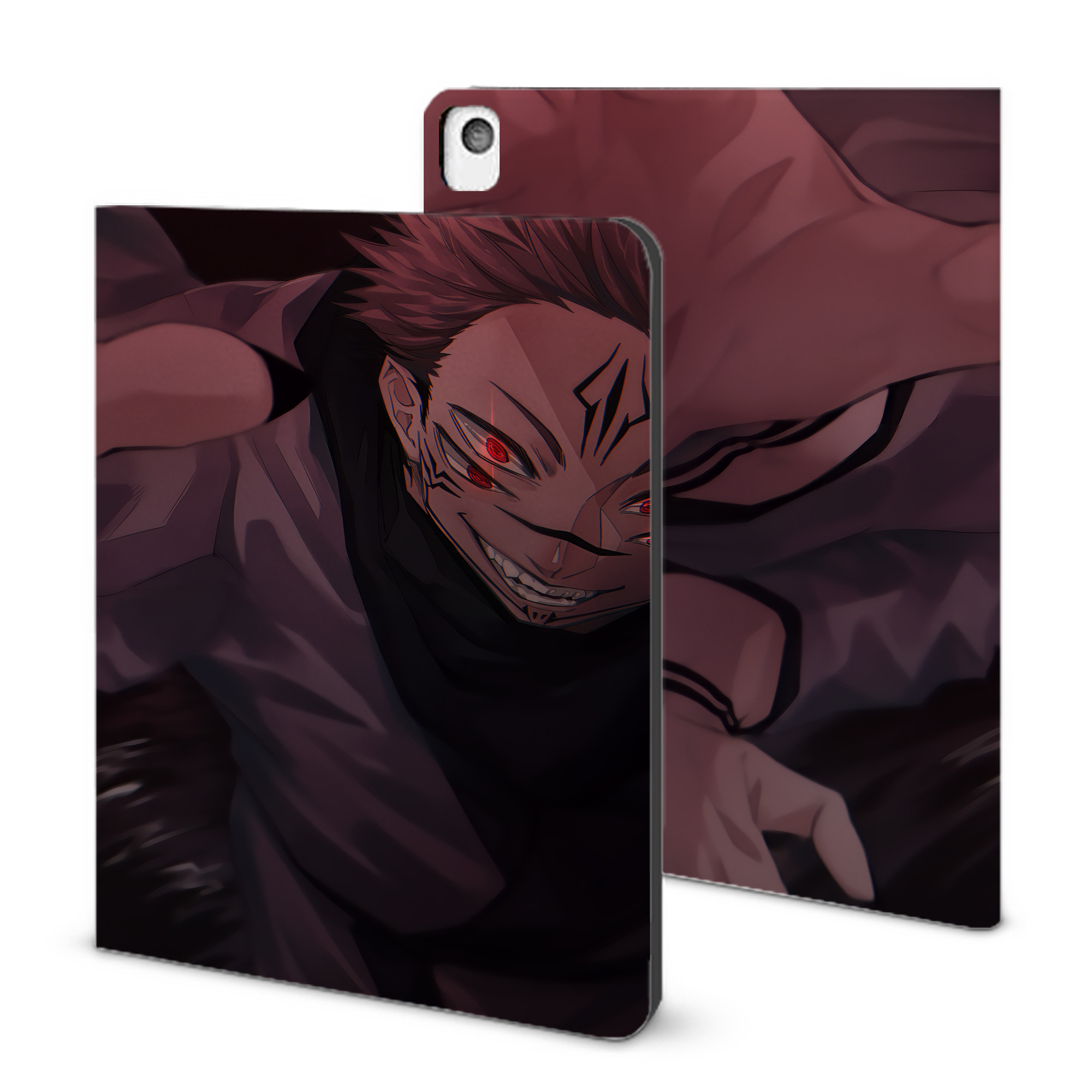 （画像用） 呪術廻戦 Jujutsu Kaisen IPadケース ペンホルダー付き ブックスタイルデザイン